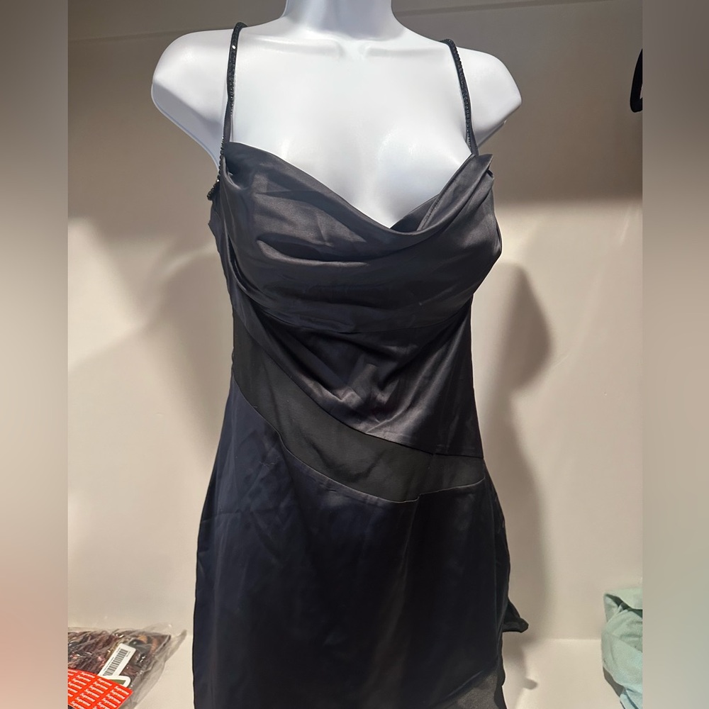Oh Polly Black Mini Dress